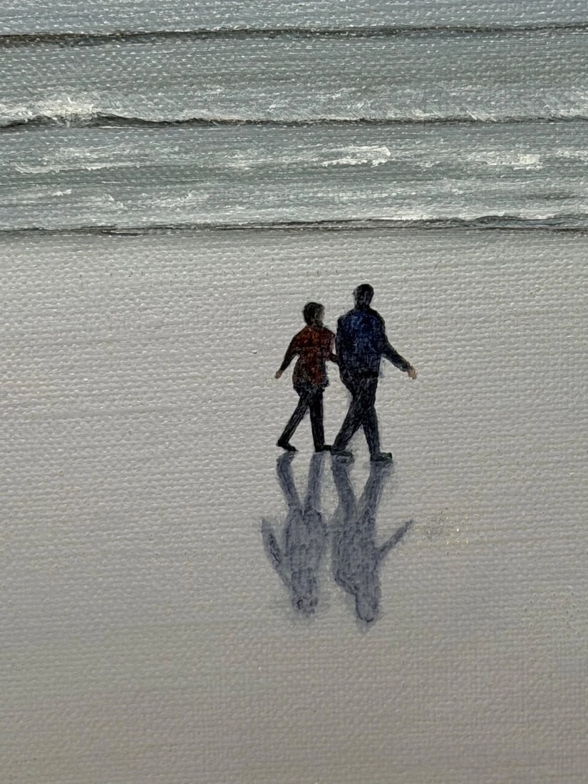 Trinidad Ball (b.1961) "Together" (2012) Original Signed Oil on Canvas Painting - 10