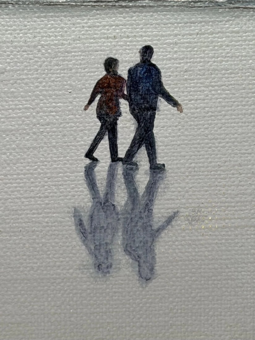 Trinidad Ball (b.1961) "Together" (2012) Original Signed Oil on Canvas Painting - 11