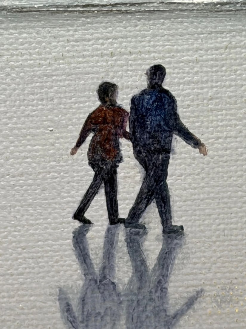 Trinidad Ball (b.1961) "Together" (2012) Original Signed Oil on Canvas Painting - 12