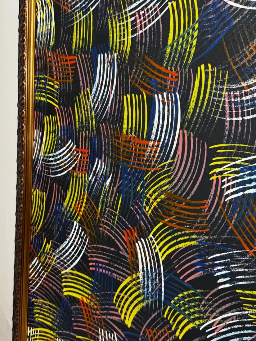 Huge Painting Fire Dreaming By Jean Hudson Nampijinpa c2005 - 10