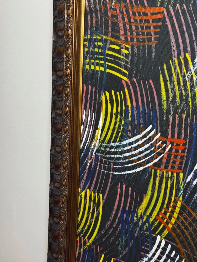 Huge Painting Fire Dreaming By Jean Hudson Nampijinpa c2005 - 11