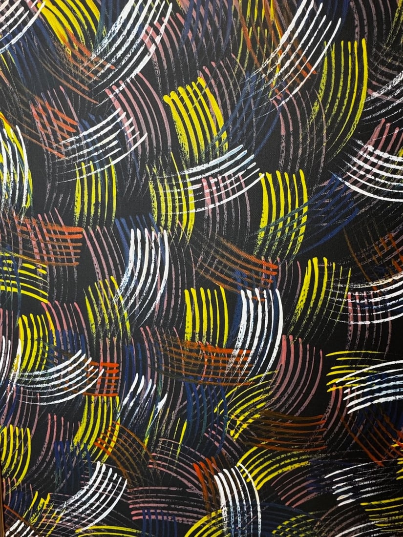 Huge Painting Fire Dreaming By Jean Hudson Nampijinpa c2005 - 13