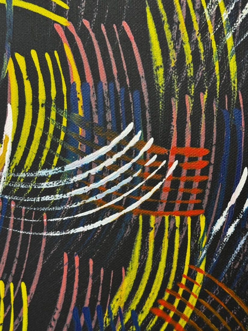 Huge Painting Fire Dreaming By Jean Hudson Nampijinpa c2005 - 16