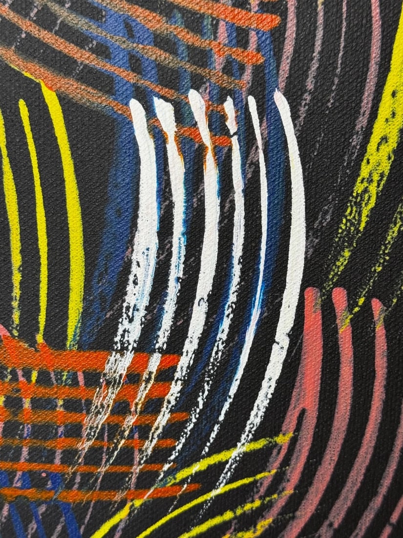 Huge Painting Fire Dreaming By Jean Hudson Nampijinpa c2005 - 18