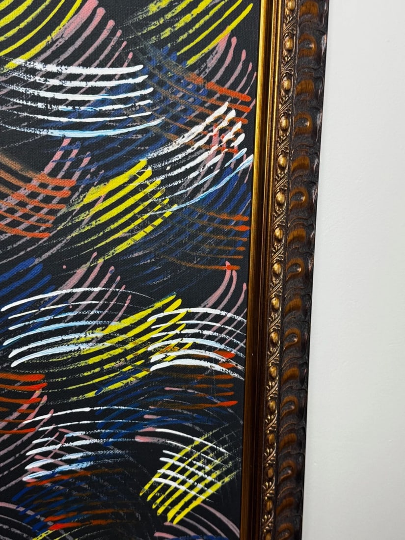Huge Painting Fire Dreaming By Jean Hudson Nampijinpa c2005 - 8