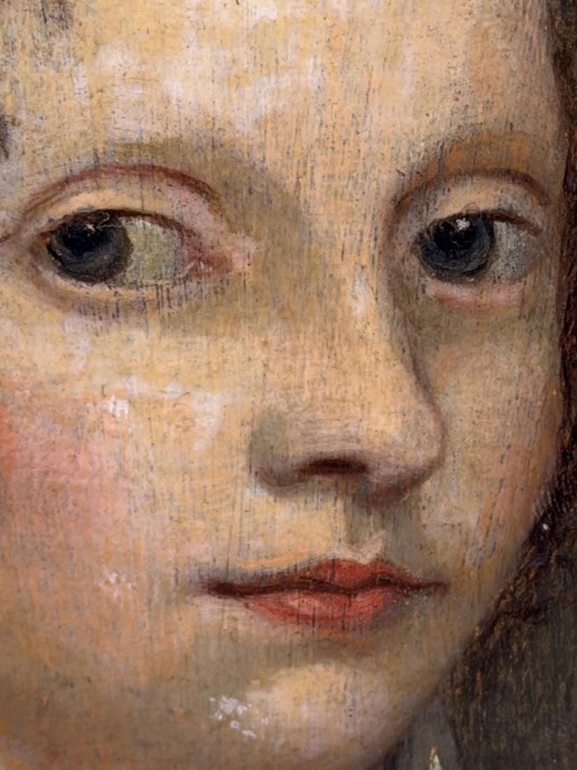 Oil Portrait Elizabeth Cavendish née Cecil Countess of Devonshire c17th Century - 6