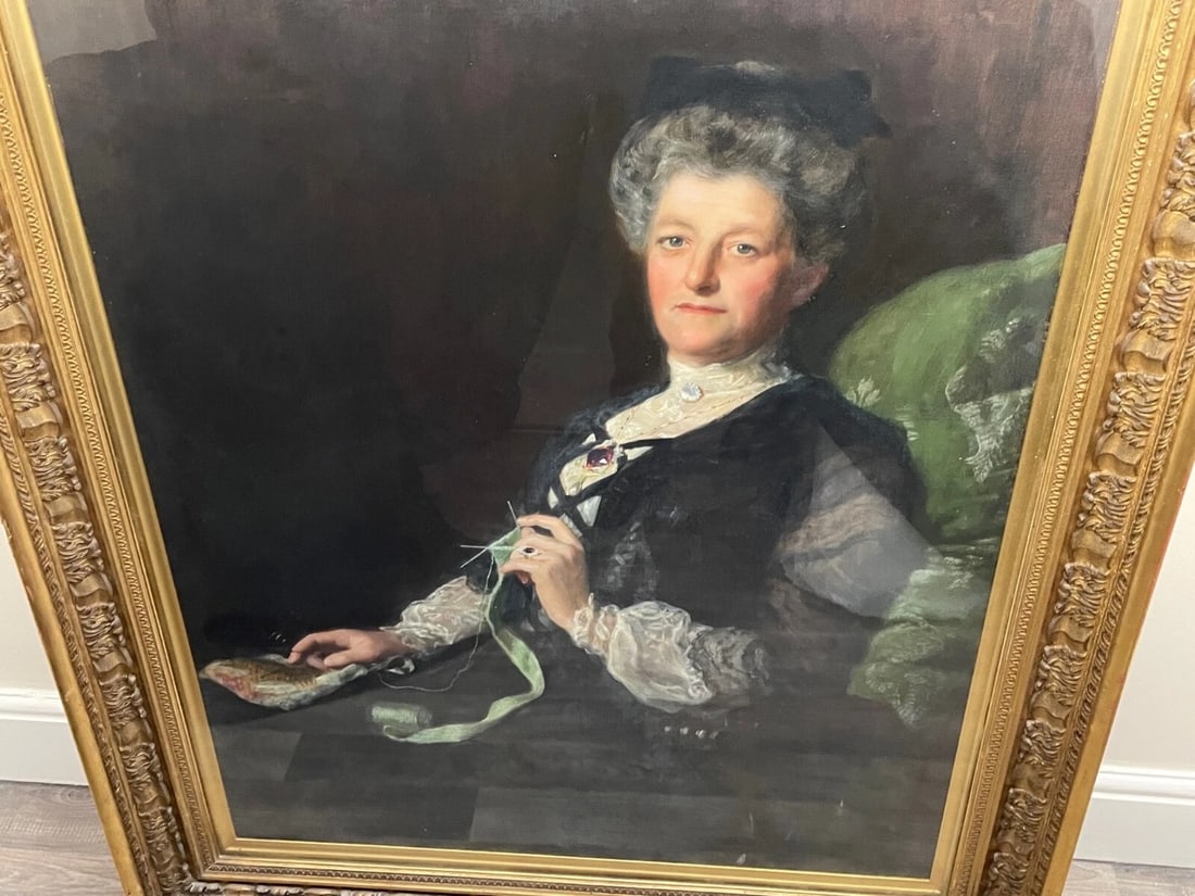 Large 19th Century Oil Portrait Lady Halle Signed By John Collier OBE RP - 17