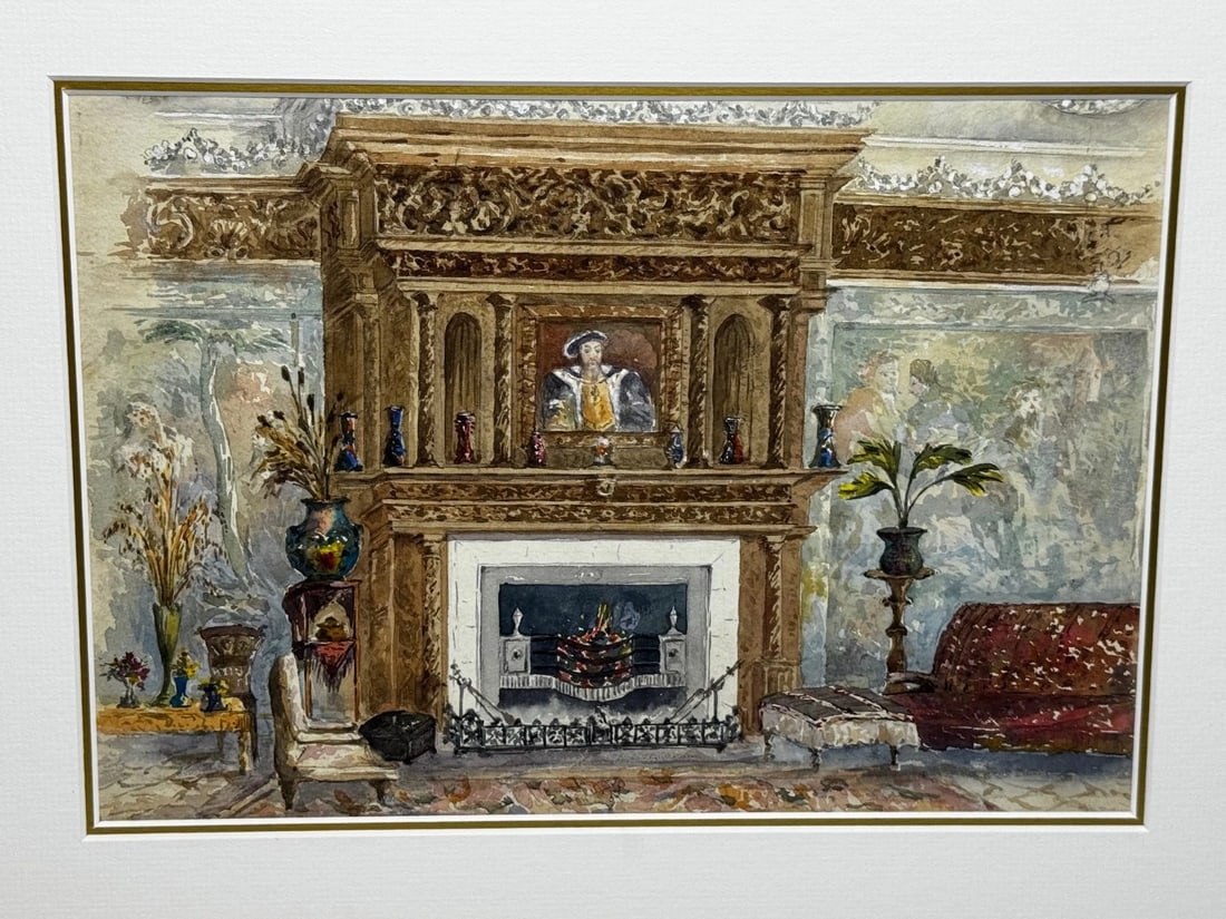 The Chimneypiece Long Gallery, Westwood House, Westwood Park, Worcestershire - 2