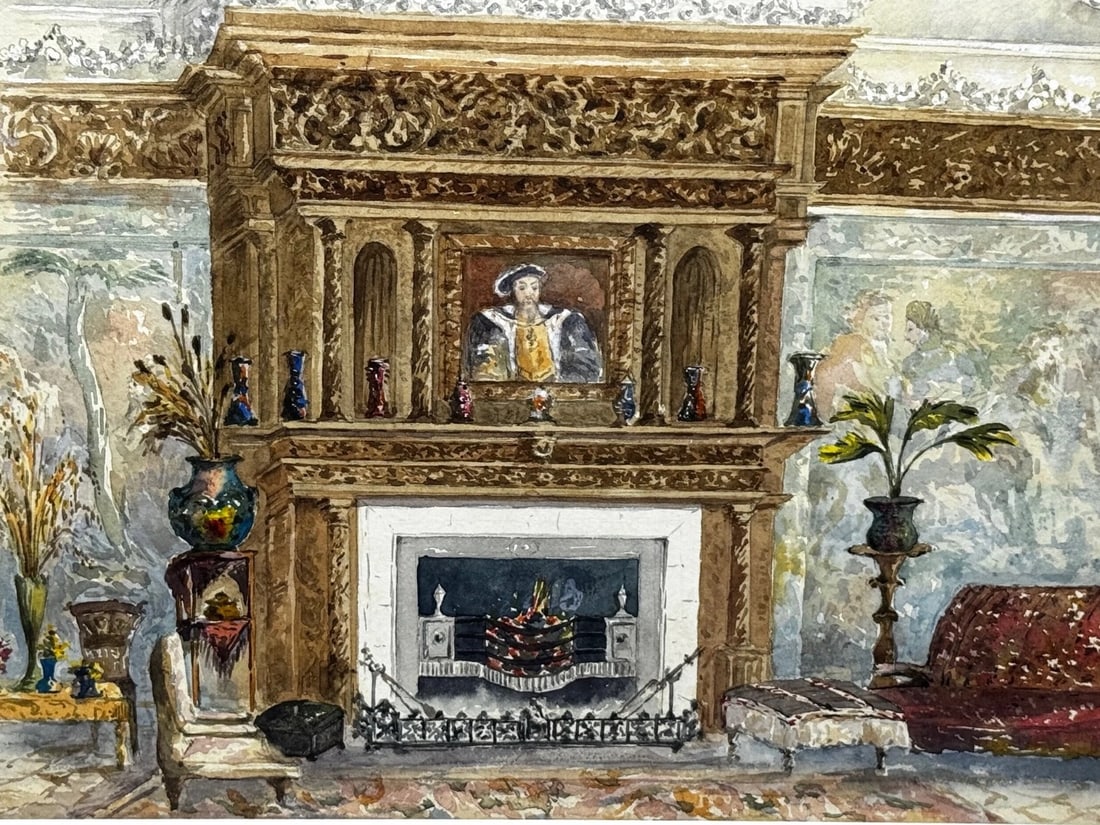 The Chimneypiece Long Gallery, Westwood House, Westwood Park, Worcestershire - 3