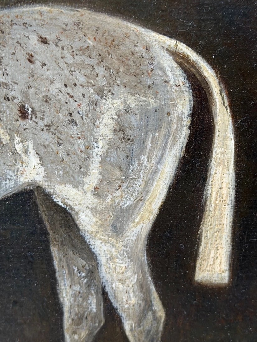 Grisette Flea-Bitten Grey Hunter Mare Sporting Oil Signed Herbert St. John Jones - 17