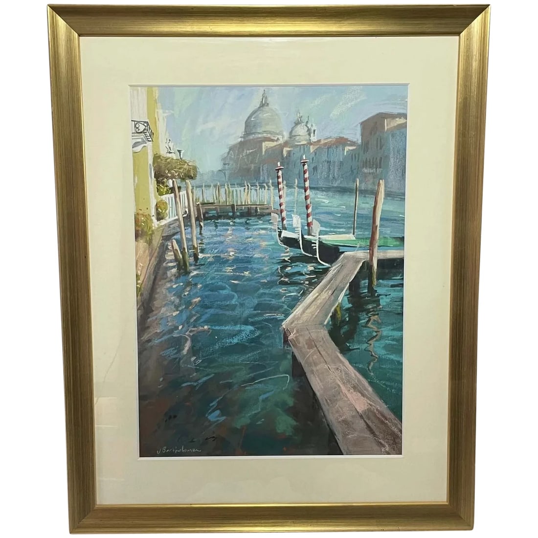 James Bartholomew RSMA Marine Painting "The Grand Canal & San Salute" (1 of 20)