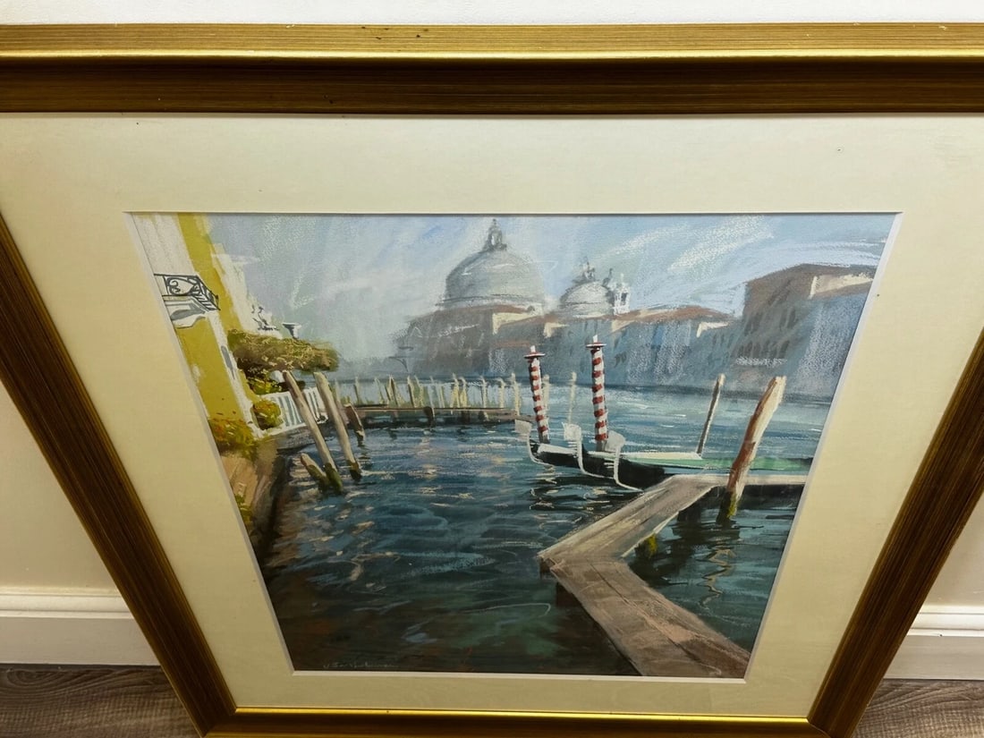 James Bartholomew RSMA Marine Painting "The Grand Canal & San Salute" - 7