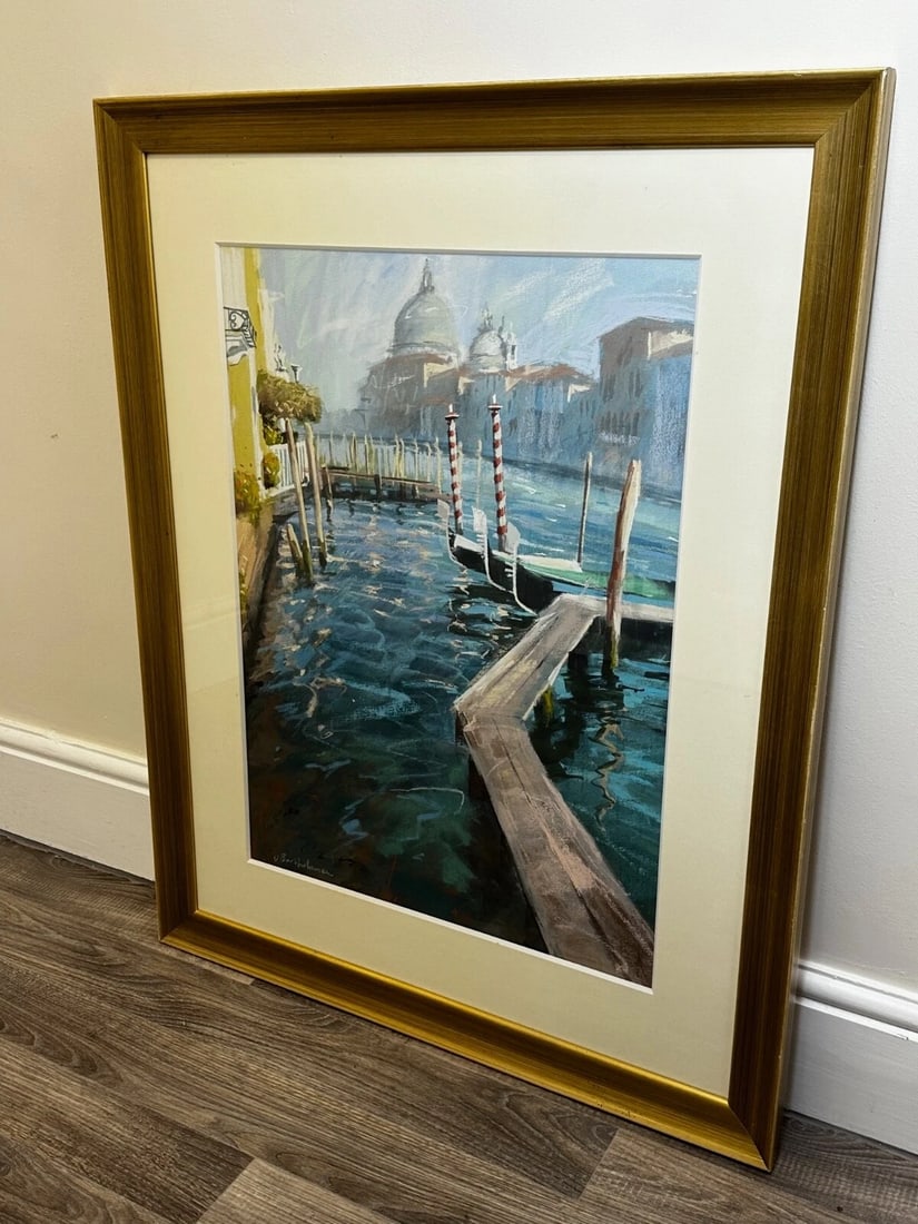 James Bartholomew RSMA Marine Painting "The Grand Canal & San Salute" - 9