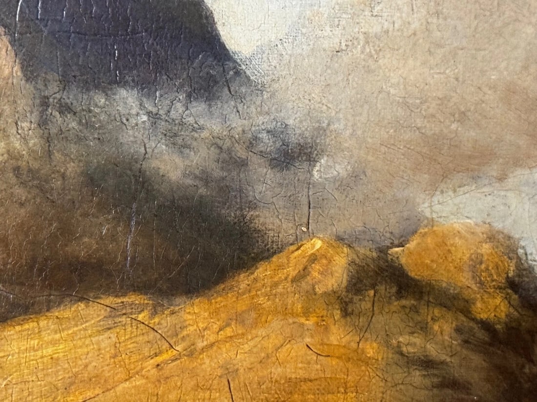 Large Oil Painting Mount Snowdon North Wales Attributed Edward William 1781-1855 - 18