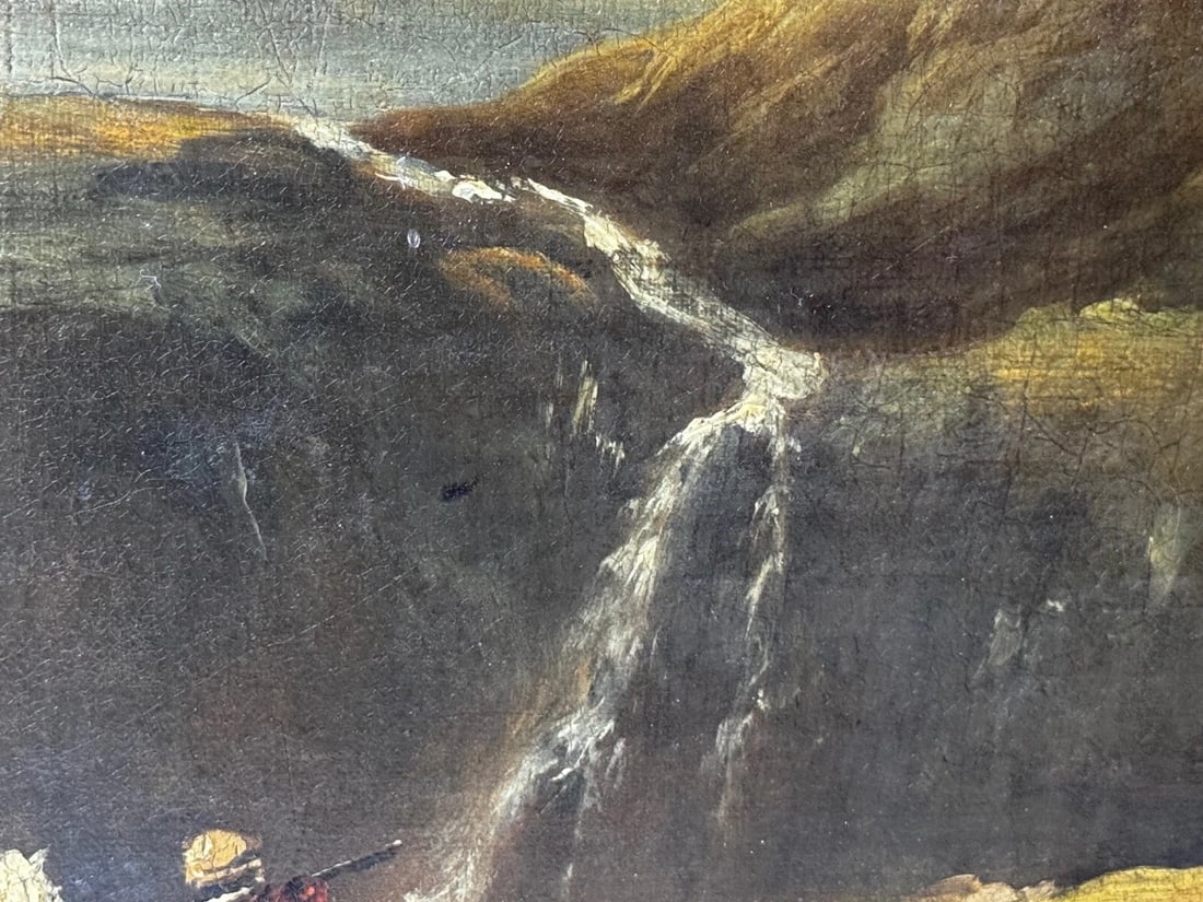 Large Oil Painting Mount Snowdon North Wales Attributed Edward William 1781-1855 - 19