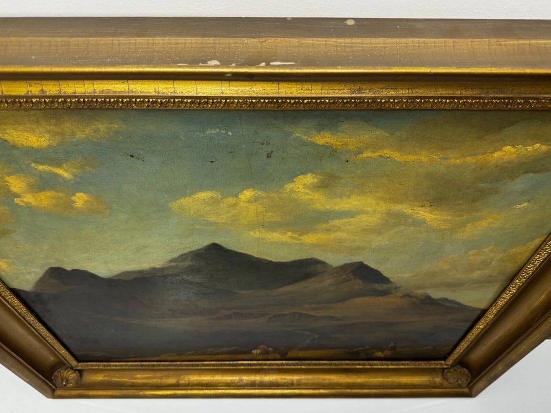 Large Oil Painting Mount Snowdon North Wales Attributed Edward William 1781-1855 - 5