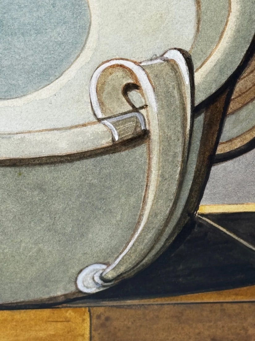 Edward Carter Preston Cubism Painting Domestic Kitchen Geometry C1925 - 7