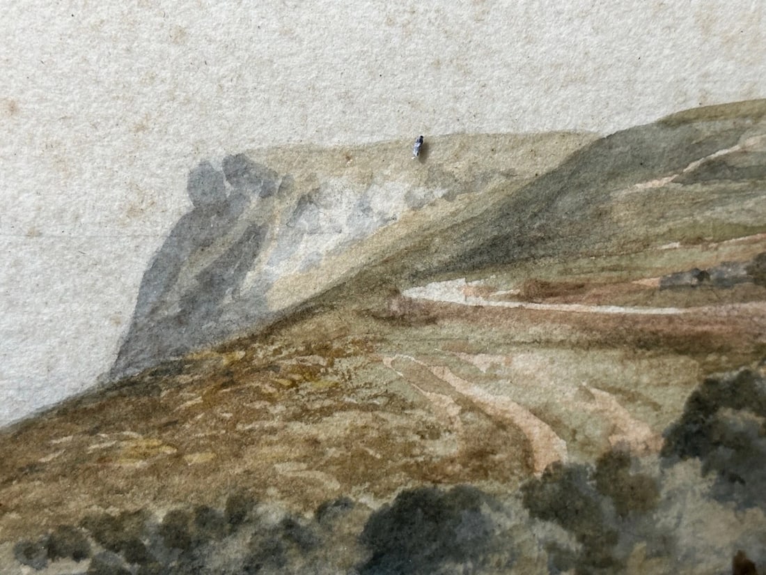 Samuel Edward Kelly Watercolour Coastal Landscape Babbacombe Beach Devon - 9