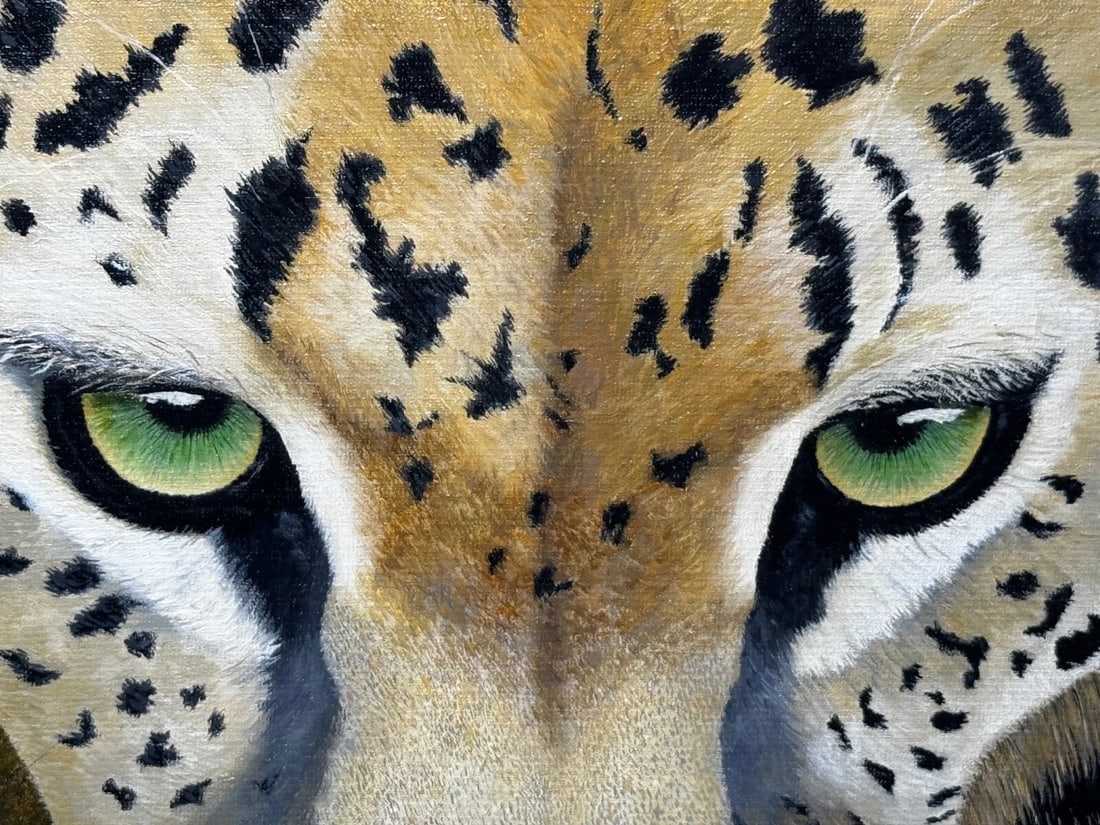 Wildlife Art “Leopard in Wilderness Masai Mara Kenya Follower Pip McGarry - 12