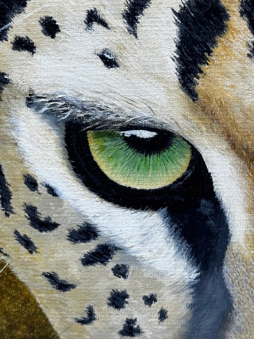 Wildlife Art “Leopard in Wilderness Masai Mara Kenya Follower Pip McGarry - 13