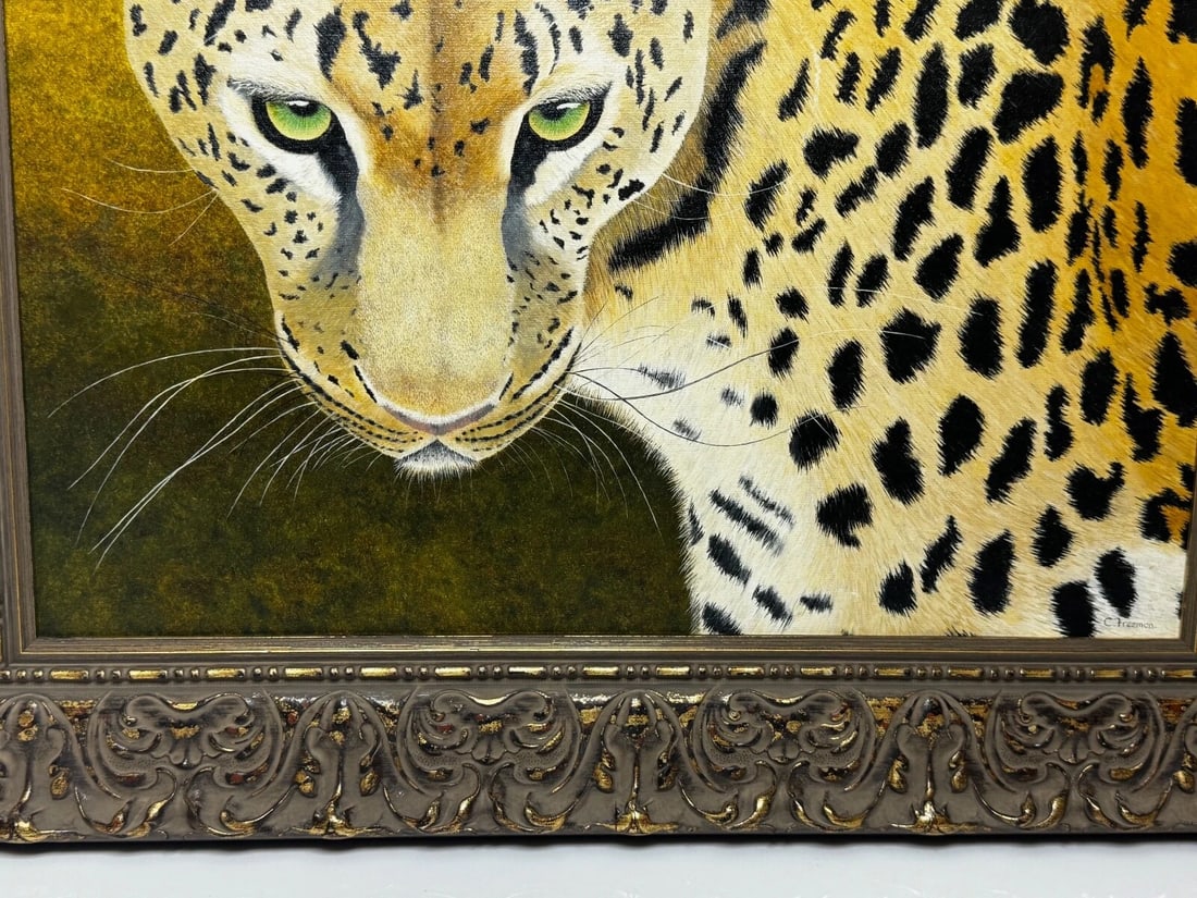 Wildlife Art “Leopard in Wilderness Masai Mara Kenya Follower Pip McGarry - 4
