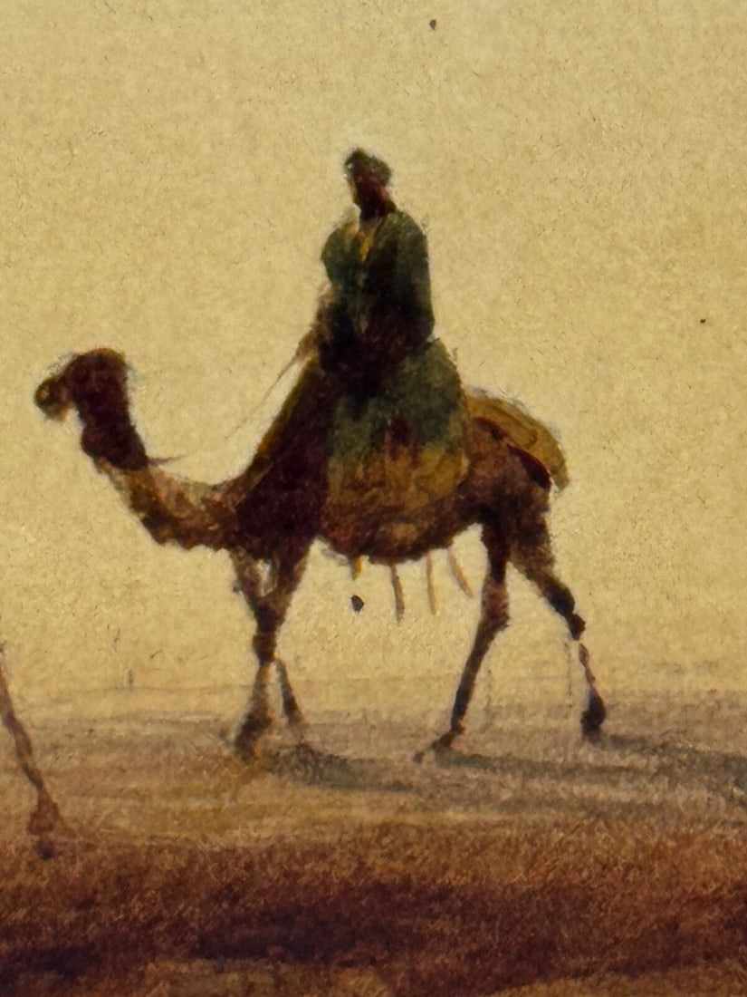 Victorian Orientalism Bedouin Tribesmen Suez Canal by Henry Andrew Harper - 11