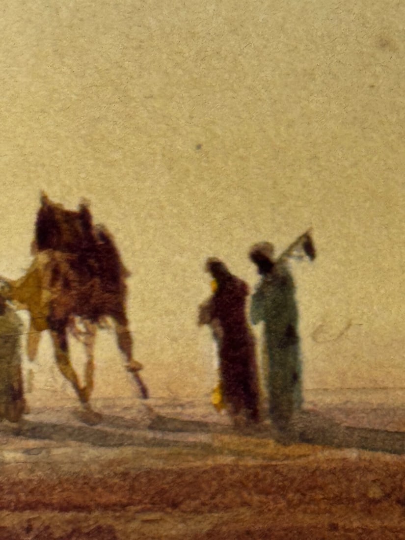 Victorian Orientalism Bedouin Tribesmen Suez Canal by Henry Andrew Harper - 16