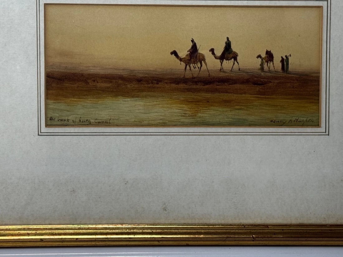 Victorian Orientalism Bedouin Tribesmen Suez Canal by Henry Andrew Harper - 7