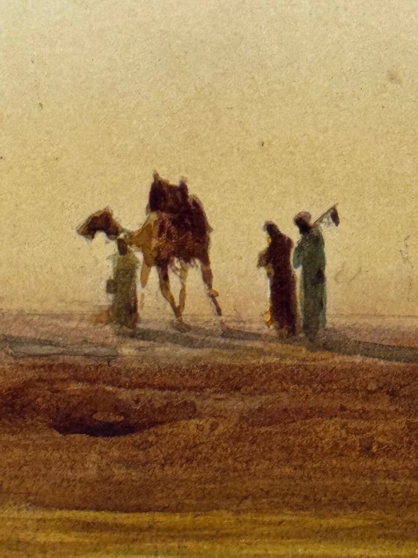 Victorian Orientalism Bedouin Tribesmen Suez Canal by Henry Andrew Harper - 9