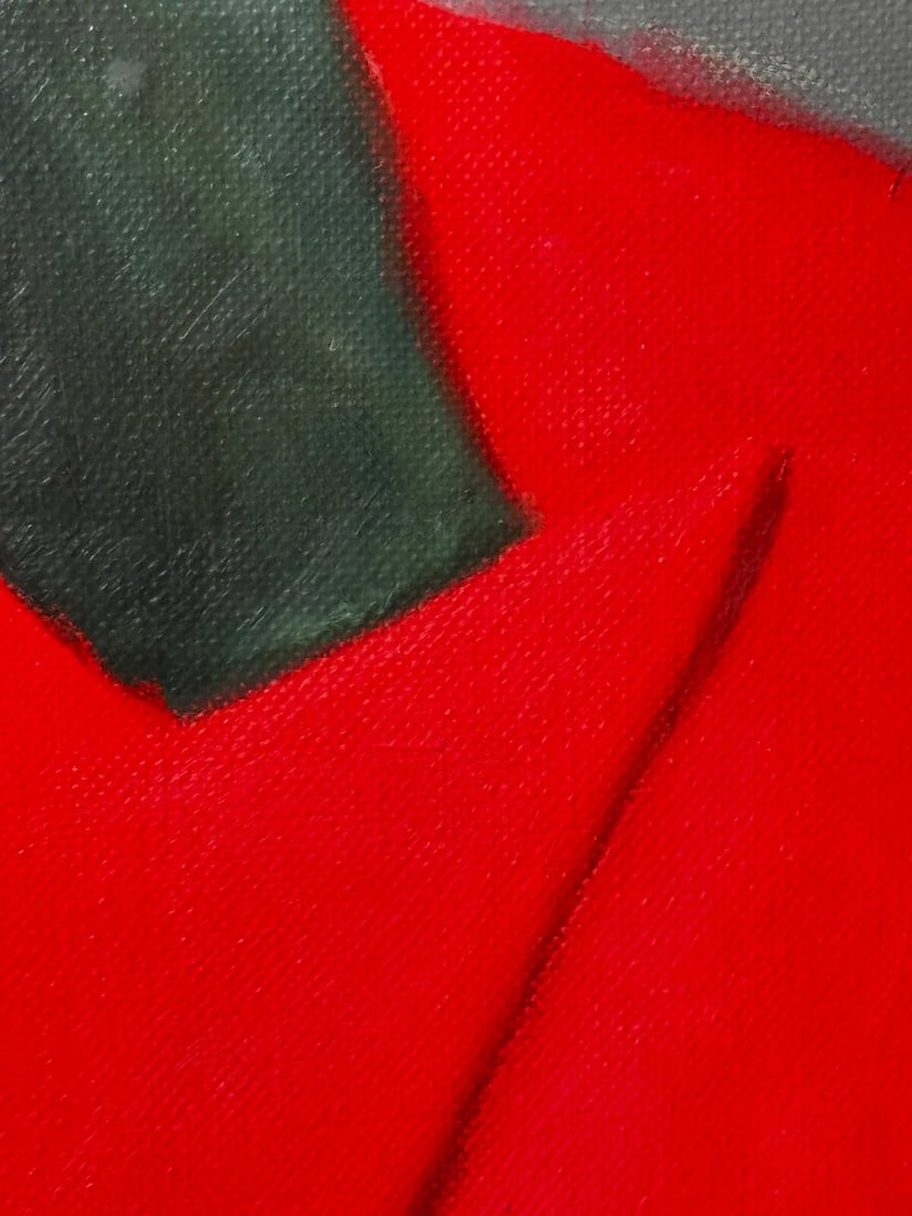 Red Coat Huntsman Portrait Oil Painting Sir Philip Grey Egerton 15th Baronet - 15