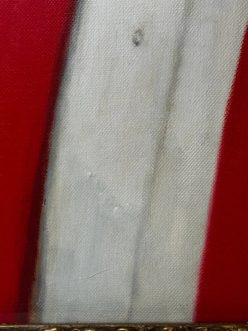 Red Coat Huntsman Portrait Oil Painting Sir Philip Grey Egerton 15th Baronet - 16