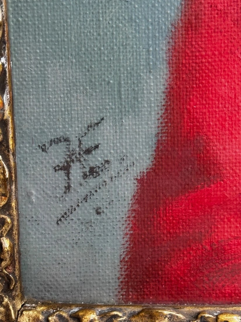 Red Coat Huntsman Portrait Oil Painting Sir Philip Grey Egerton 15th Baronet - 8