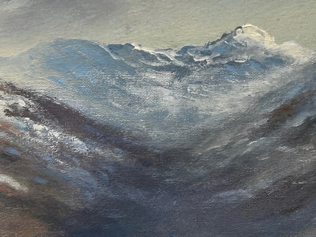 Oil Painting Scottish Highlands Sheep In The Ben Nevis Range By Wendy Reeves - 18