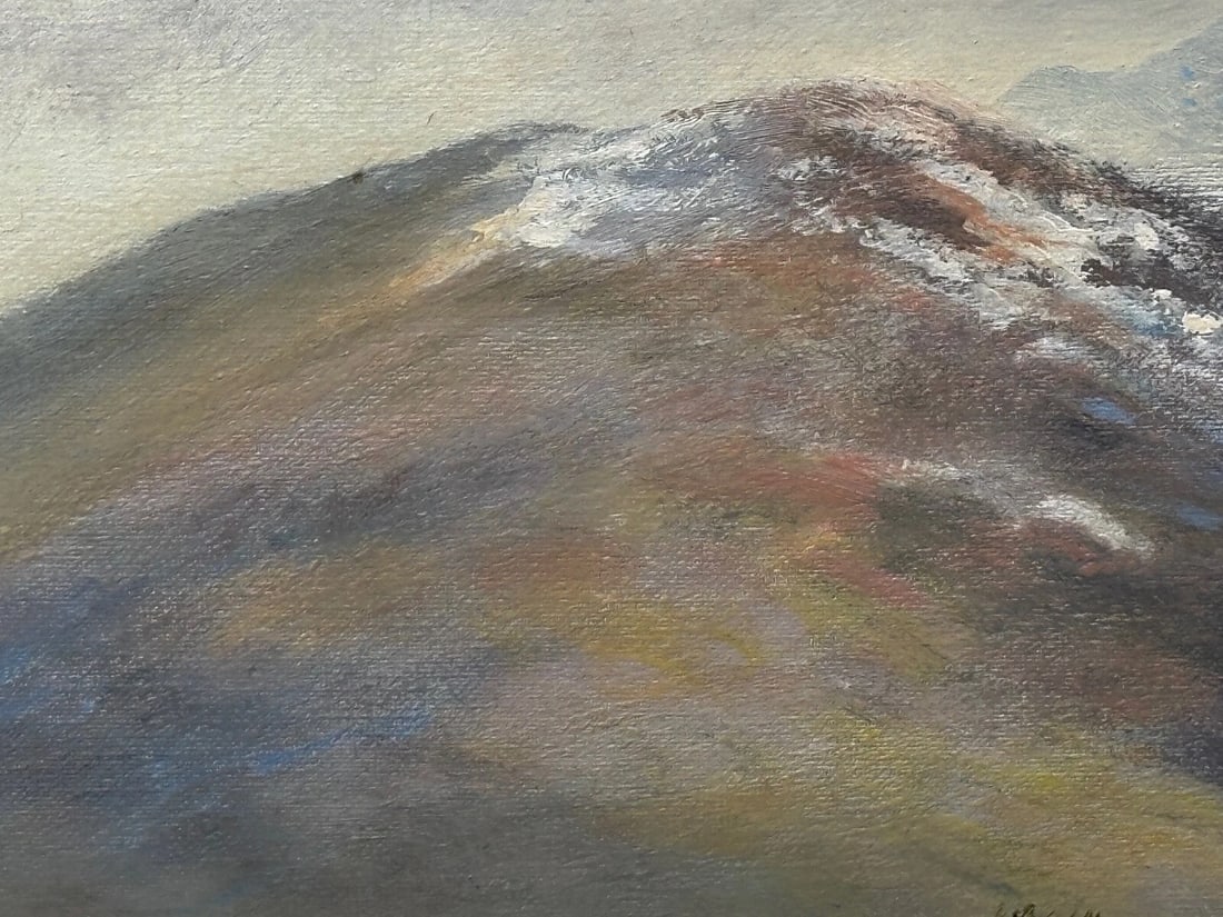 Oil Painting Scottish Highlands Sheep In The Ben Nevis Range By Wendy Reeves - 19