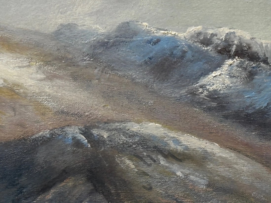 Oil Painting Scottish Highlands Sheep In The Ben Nevis Range By Wendy Reeves - 20
