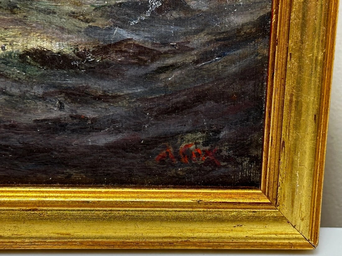 19th Century Marine Oil Painting Spring Breeze & Squally Garwick Bay Isle Of Man - 6