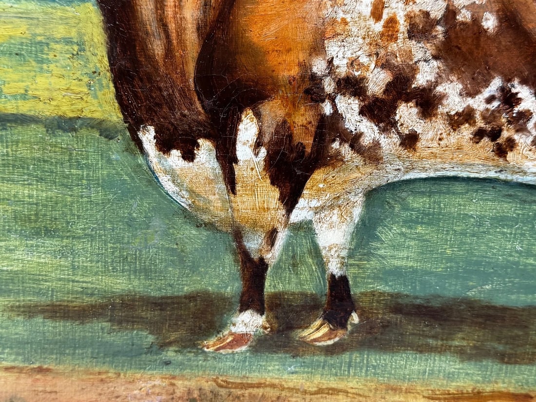 19th Century Oil Painting Prized Shorthorn Bull in the Manner of William Ward - 11