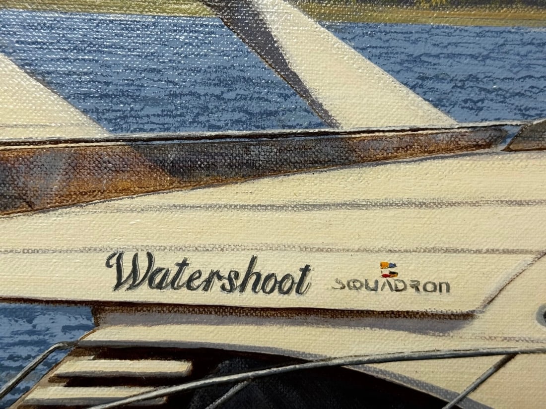 Oil Painting Windermere Ascendancy — Fairline Squadron 50 Yacht By Edward Hersey - 4
