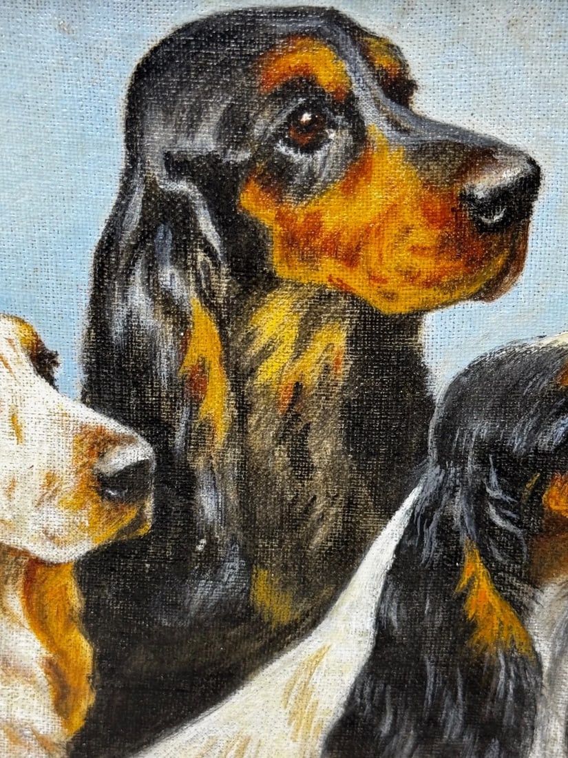 The Faithful Companions Trio of Cocker Spaniels In the Manner of Maud Alice Earl - 11