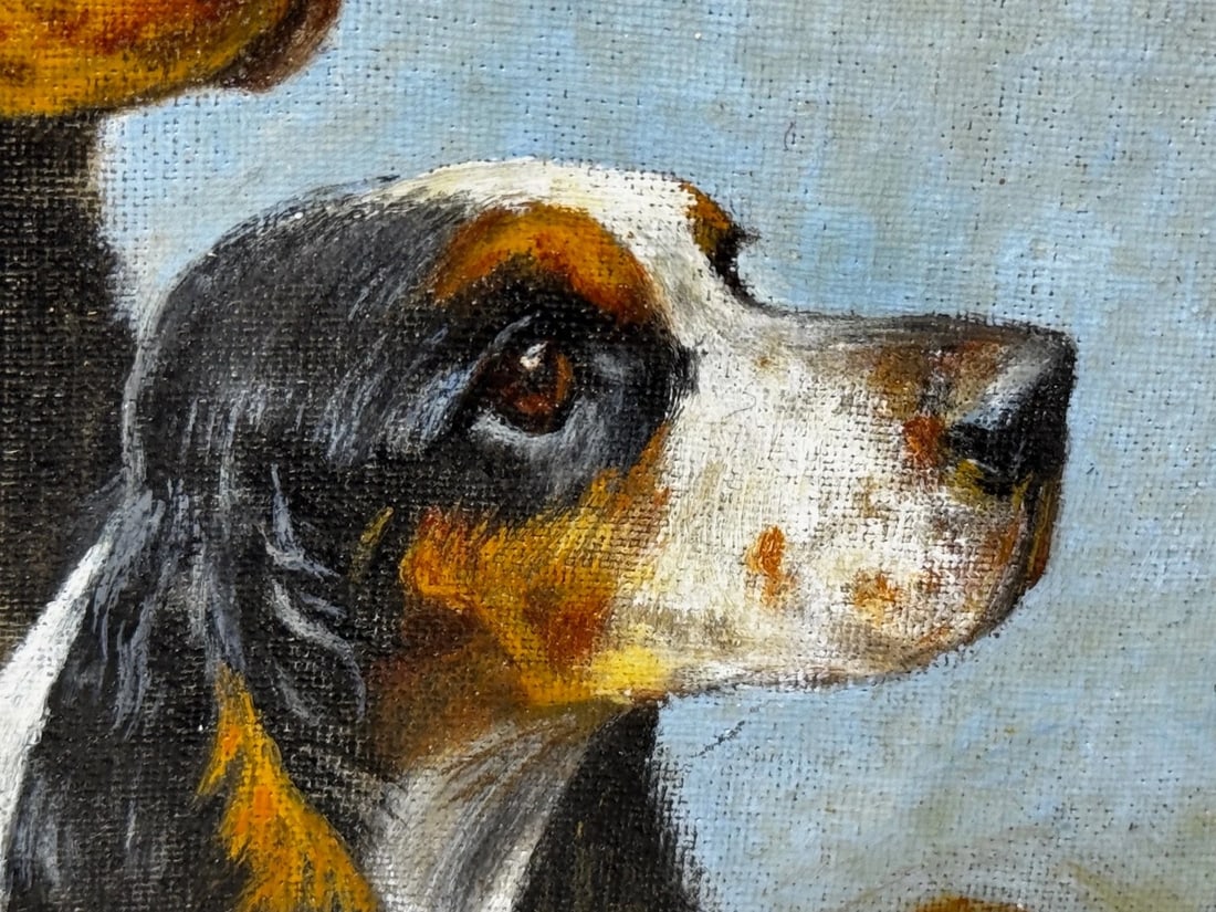 The Faithful Companions Trio of Cocker Spaniels In the Manner of Maud Alice Earl - 12