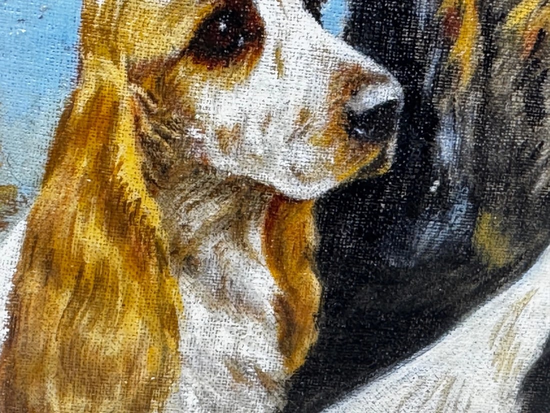 The Faithful Companions Trio of Cocker Spaniels In the Manner of Maud Alice Earl - 16