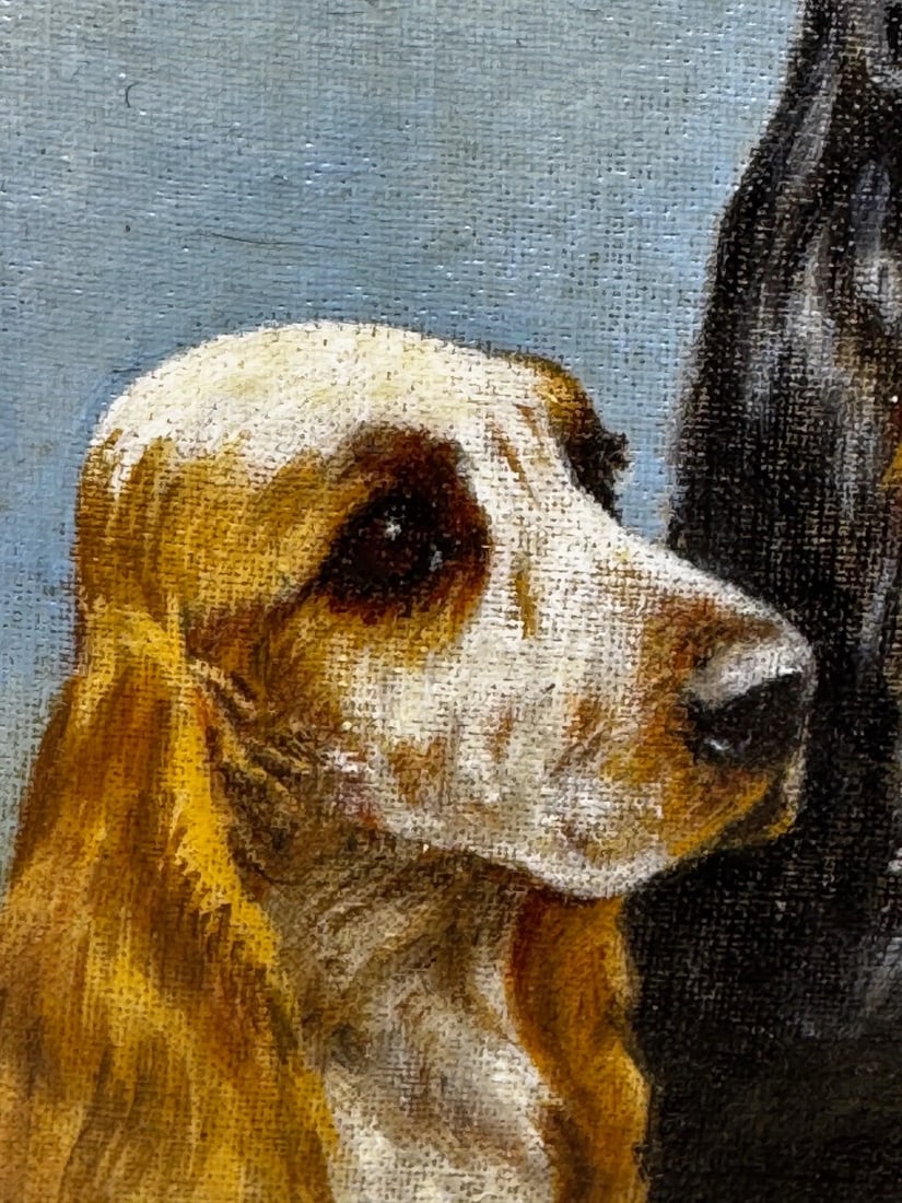 The Faithful Companions Trio of Cocker Spaniels In the Manner of Maud Alice Earl - 17
