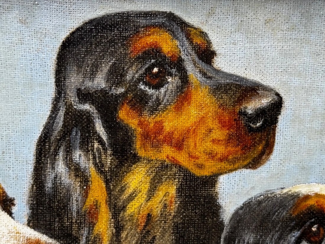 The Faithful Companions Trio of Cocker Spaniels In the Manner of Maud Alice Earl - 19
