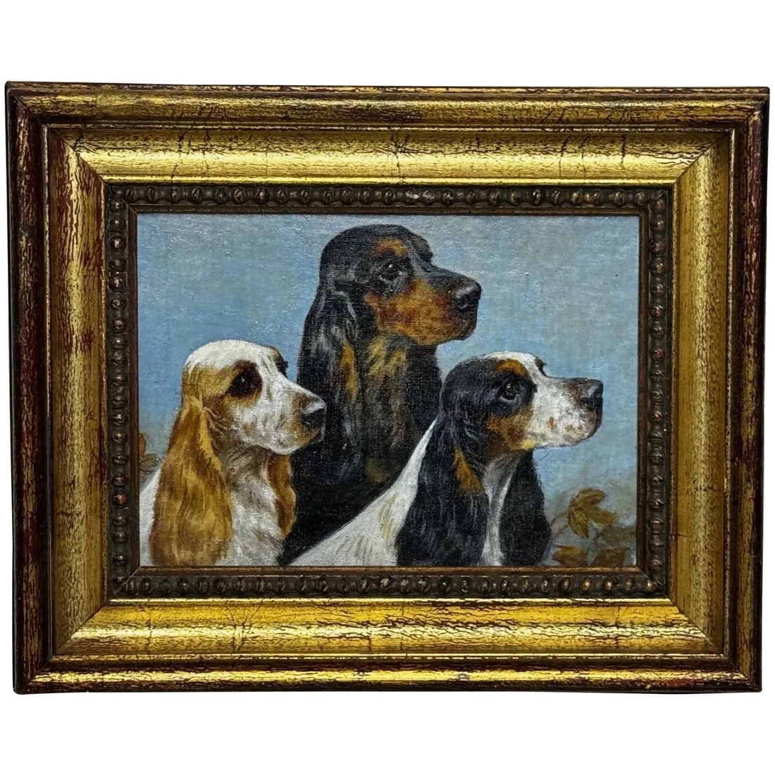 The Faithful Companions Trio of Cocker Spaniels In the Manner of Maud Alice Earl: The Faithful Companions Trio of Cocker Spaniels In the Manner of Maud Alice Earl Click images to enlarge Description Attributed to Dorothy Alexandra Johnson (British, 1902–1988)