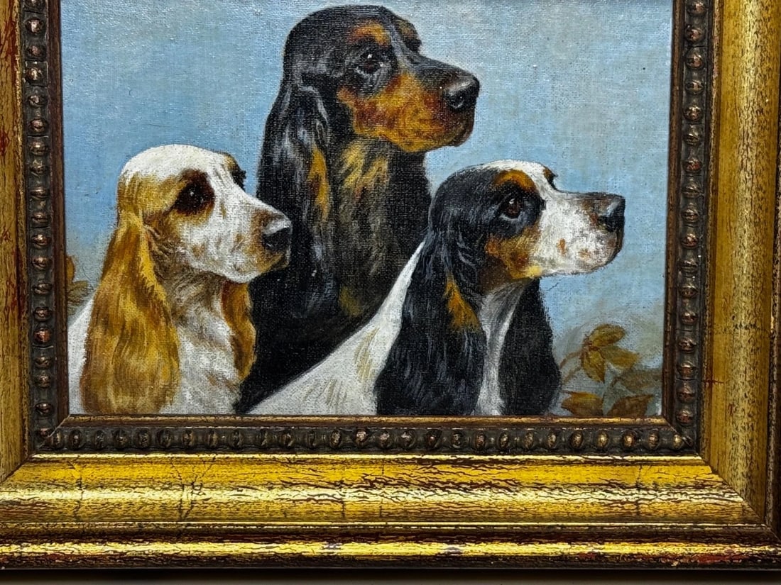 The Faithful Companions Trio of Cocker Spaniels In the Manner of Maud Alice Earl - 3