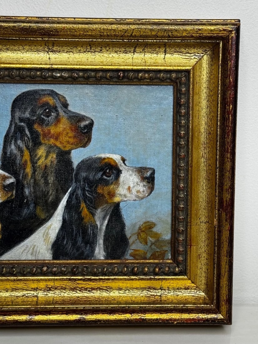 The Faithful Companions Trio of Cocker Spaniels In the Manner of Maud Alice Earl - 5