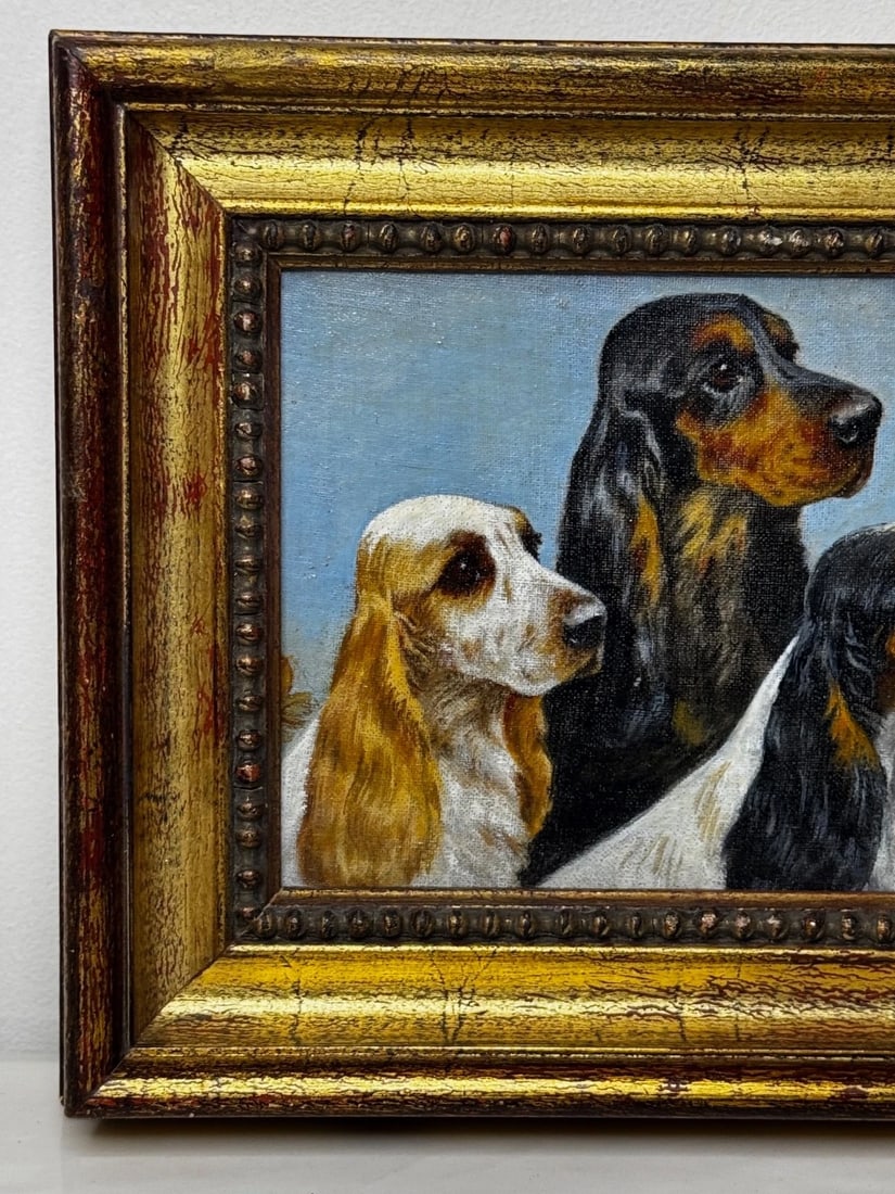 The Faithful Companions Trio of Cocker Spaniels In the Manner of Maud Alice Earl - 6