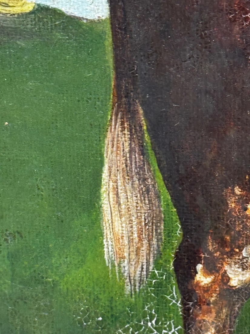 Prized Hereford Bull Pastoral Landscape In the Manner of William Henry Davis - 11