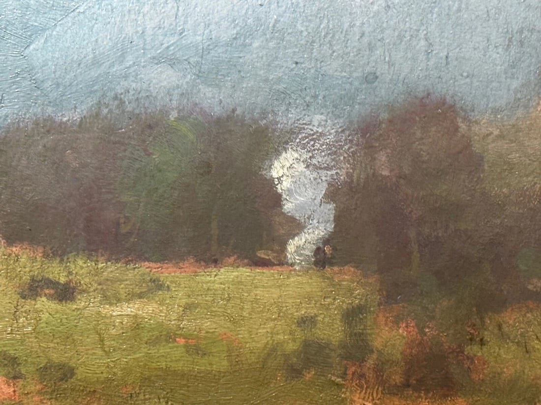 George Houston Signed Oil Painting Evening, Glen Sannox Scottish Highlands - 15