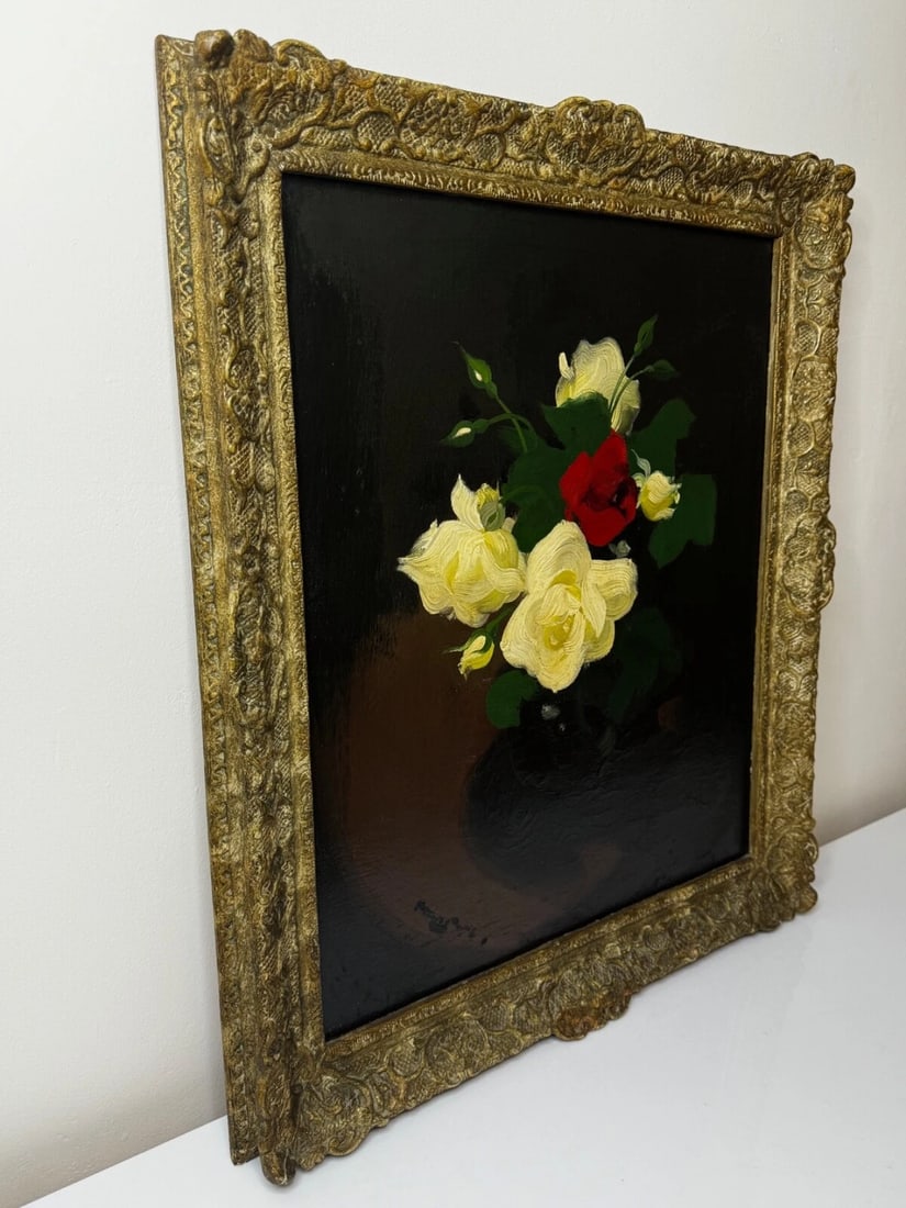 Oil Painting Nocturne In Petals Roses of Fire and Light By James Stuart Park - 16